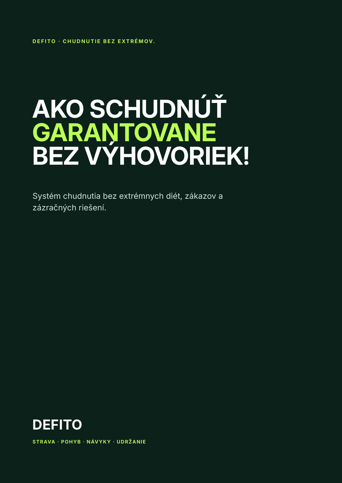 DEFITO – obálka ebooku